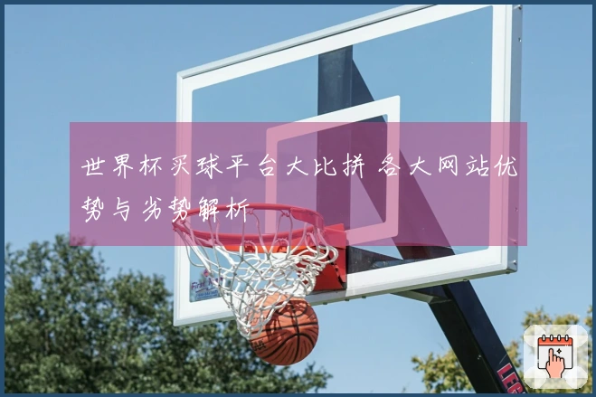 世界杯买球平台大比拼 各大网站优势与劣势解析